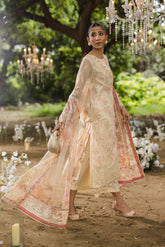 Floral Jardin Festive lawn suit.