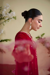 FW25DD-2820 MAROON EMBROIDERED DUPATTA