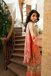 SS26DD-2893 ORANGE DUPATTA