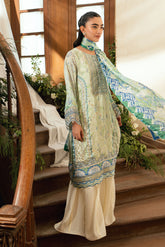 SS26DD-2894 L-GREEN DUPATTA