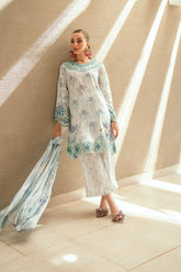 SS25DD-2537 SKY BLUE DUPATTA