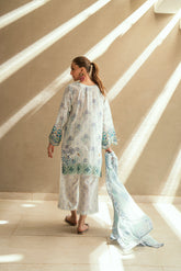 SS25DD-2537 SKY BLUE DUPATTA