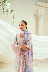 SS25DD-2547 PURPLE DUPATTA