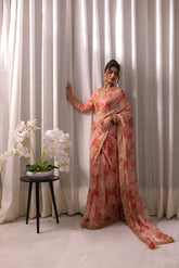 Koel: SS24HF-3015 PEACH SAREE