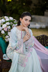 FW25DD-2871 GREEN TIE DYE DUPATTA