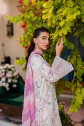 FW25DD-2868 PINK PRINTED DUPATTA