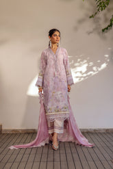 SS24DD-2512 PURPLE DUPATTA