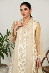 DA-1469 GREEN EMBROIDERED KURTA