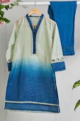 DA-1502 Green Dip Dye KURTA