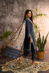 DD-0919 BEIGE POLY WOOL   SHAWL