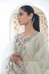 DD-0966 GREEN DUPATTA