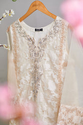 DA-1489 Off-White EMBROIDERED KURTA