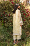 DA-2136 LEMON 2PCS  EMBROIDERED KURTA WITH TROUSER