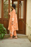 DC-2194 ORANGE LAWN 2PCS PRINTED KURTA WITH TROUSER