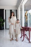 DA-2195 LIGHT PURPLE 2PCS  EMBROIDERED KURTA WITH TROUSER