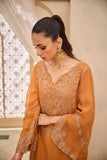 DA-1747 MUSTARD EMBROIDERED KURTA