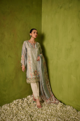 SS24DD-2470  OFF WHITE DUPATTA