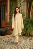 DC-2178 LEMON LAWN 2PCS PRINTED KURTA WITH TROUSER