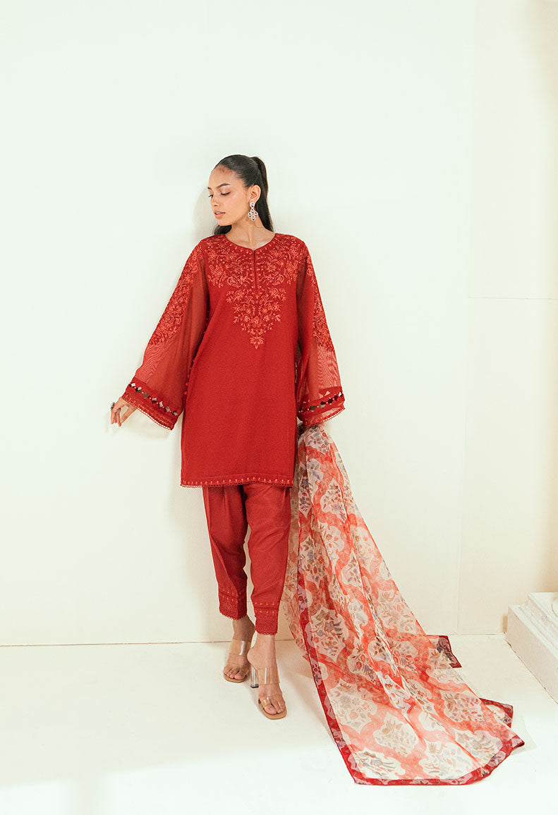 SS25DD-2698  BEIGE DUPATTA