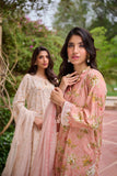 DC-2235 PEACH PREMIUM COTTON 2PCS KURTA WITH TROUSER