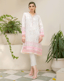 DC-2245 GREY 2PCS HAND EMBELLISHED  SHIRT WITH TROUSER
