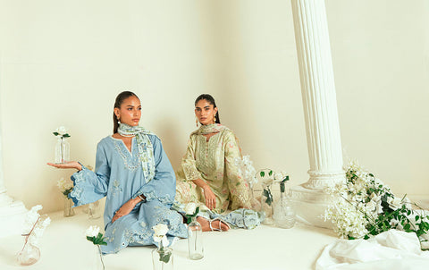 SS25DD-2553  SKY BLUE DUPATTA