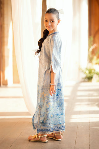 SS26DK-0209 SKY BLUE 1 Pcs Kaftan
