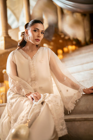 FW25DL-0339 OFF WHITE 2PCS SHIRT WITH TROUSER