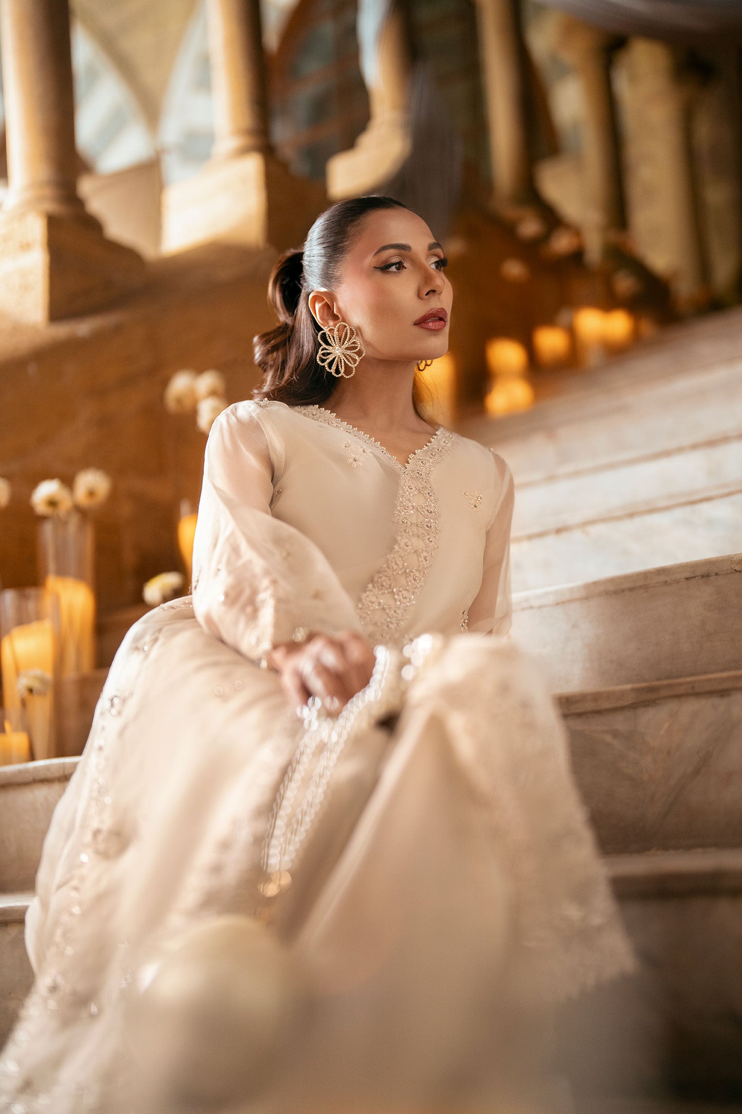 FW25DL-0339 OFF WHITE 2PCS SHIRT WITH TROUSER