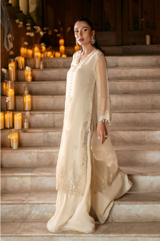 FW25DL-0339 OFF WHITE 2PCS SHIRT WITH TROUSER