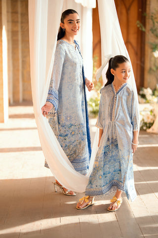 SS26DK-0209 SKY BLUE 1 Pcs Kaftan