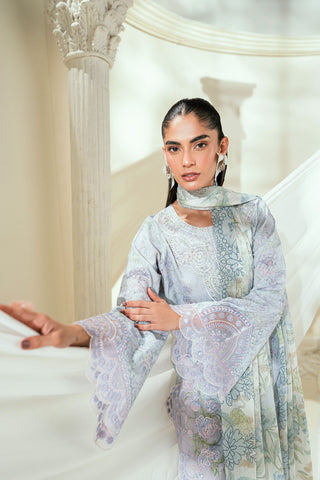 SS25DD-2551  SKY BLUE DUPATTA