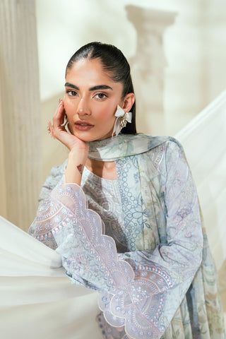 SS25DD-2551  SKY BLUE DUPATTA