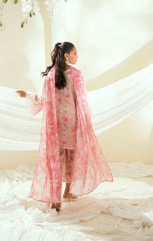 SS25DD-2552  PINK DUPATTA