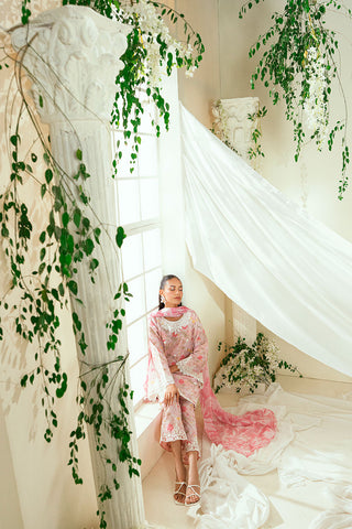 SS25DD-2552  PINK DUPATTA