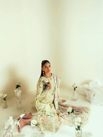 SS25DD-2550  OFF WHITE DUPATTA