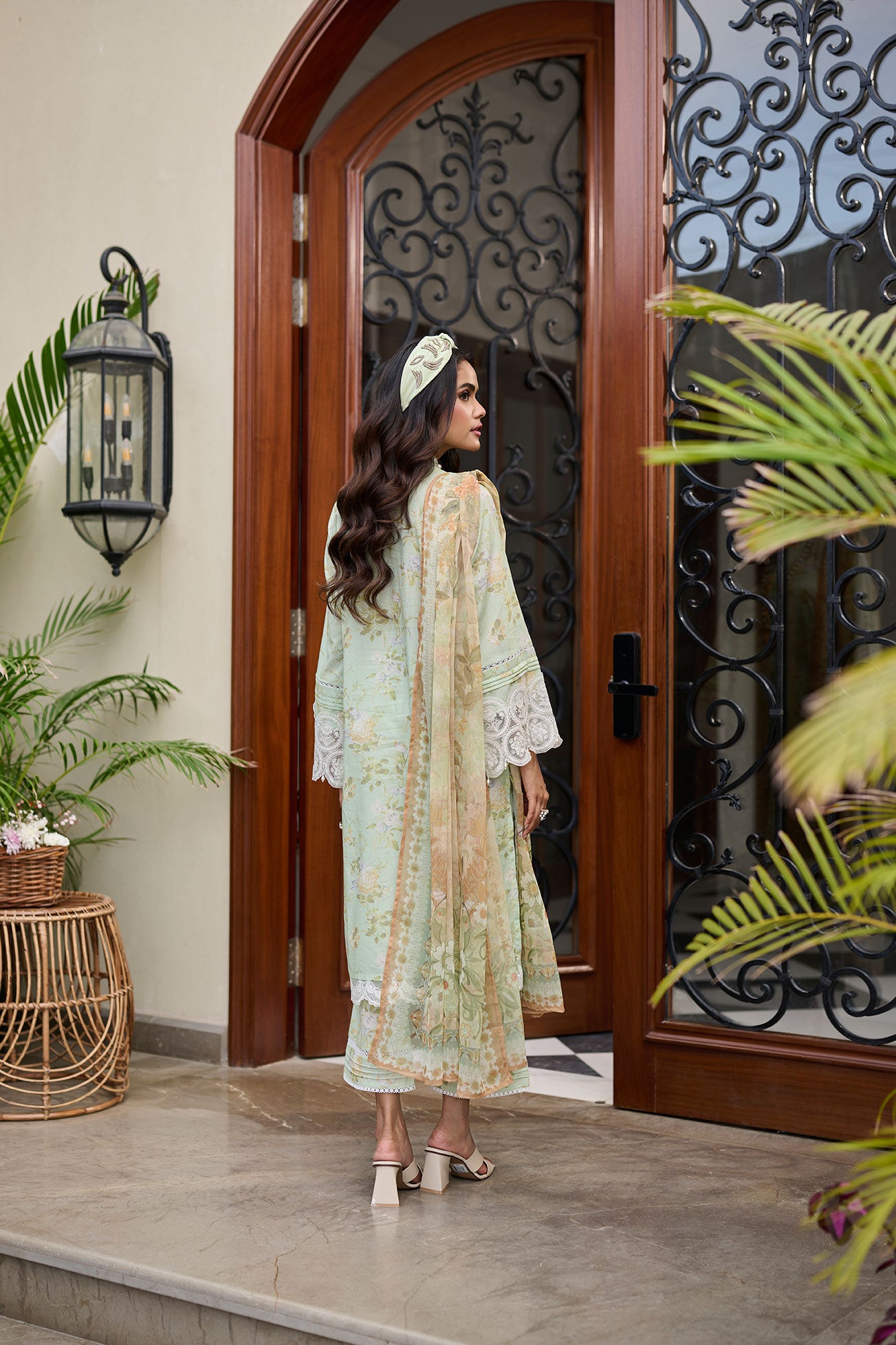 SS24DU-3189 - MINT GREEN -  EMBROIDERED LAWN - 3PCS