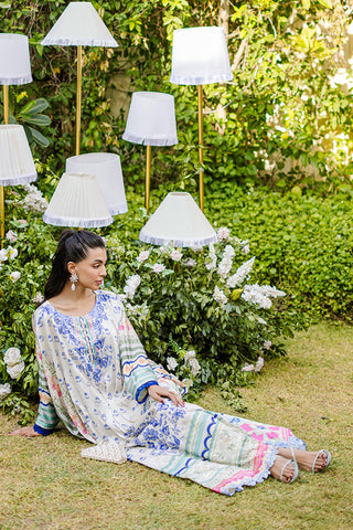 FW25DA-2869 MULTI HAND EMBELLISHED KAFTAN