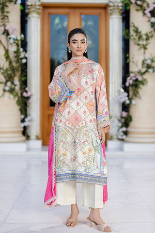 FW25DD-2870  ORANGE TIE DYE DUPATTA