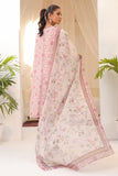 DC-2143 PINK 2PCS EMBROIDERED KURTA WITH DUPATTA