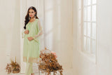 DA-1308 Ice-Green EMBROIDERED KURTA