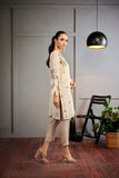 DA-1513 BEIGE EMBROIDERED KURTA