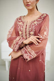 DA-1606 PURPLE EMBROIDERED KURTA