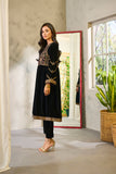 DA-1678 BLACK EMBROIDERED KURTA