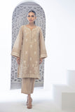 DA-1746 BEIGE EMBROIDERED KURTA