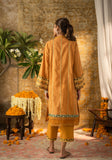 DC-2059 MUSTARD 2PCS  EMBROIDERED KURTA WITH TROUSER