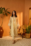 DA-2069 LEMON EMBROIDERED KURTA