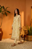 DA-2069 LEMON EMBROIDERED KURTA