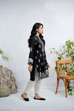 DC-0368 BLACK EMBROIDERED KURTA