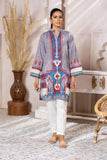 DC-0398 GREY DIGITAL PRINTED KURTA